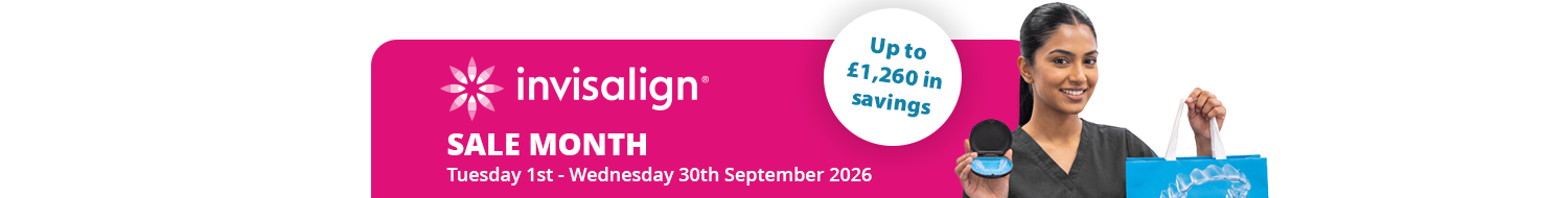 Invisalign Sale Month - up to £1,260 in savings